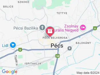 Pécsi Széchenyi tér Pécs a térképen
