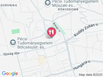 Pécsi Zserbó Cukrászda Pécs a térképen