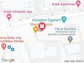 Püspöki Magtár Látogatóközpont Pécs a térképen