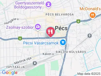 Repeta Gyros & Pizza Pécs a térképen