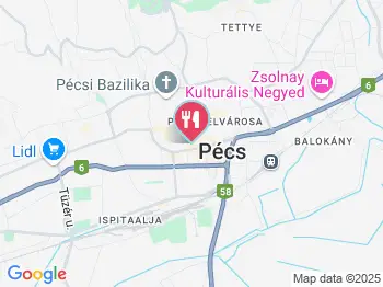 Rundó Étterem és Söröző Pécs a térképen