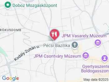 Salibár Étterem Pécs a térképen