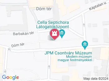 Sétatér Pécs a térképen