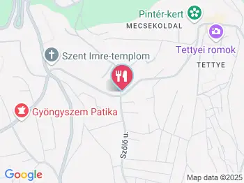 Susogó Borvendéglő Pécs a térképen