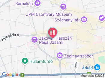 Szabadkikötő Pécs a térképen