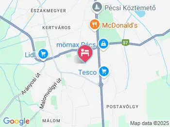 Taxi Apartman Pécs a térképen