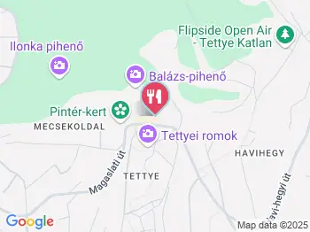 Tettye Vendéglő Pécs a térképen