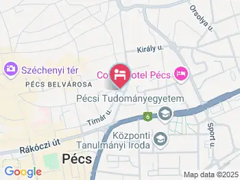 Toldi Apartmanok II. Pécs a térképen