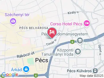 Toldi Apartmanok I. Pécs a térképen