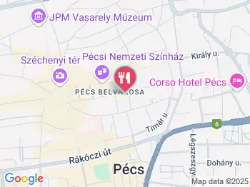 Trafik Étterem Pécs a térképen