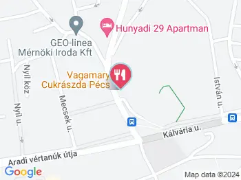 Vagamary Cukrászda Pécs a térképen