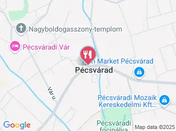 Aranycipó Pécsvárad a térképen