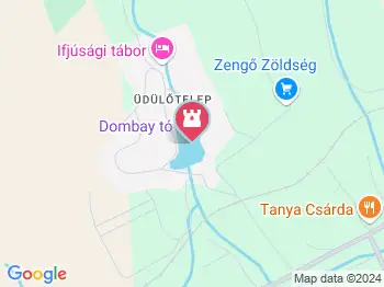 Dombay-tó Pécsvárad a térképen