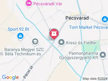Nemes Nágel Emlékszoba Pécsvárad a térképen
