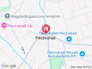 Pizzeria Per Tutti Pécsvárad a térképen