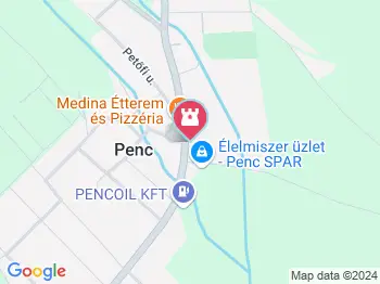 Jakus Lajos Cserhátalja Falumúzeum Penc a térképen