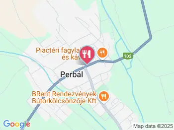 Walter Vendéglő Perbál a térképen