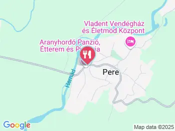 Aranyhordó Panzió, Étterem és Pizzéria Pere a térképen