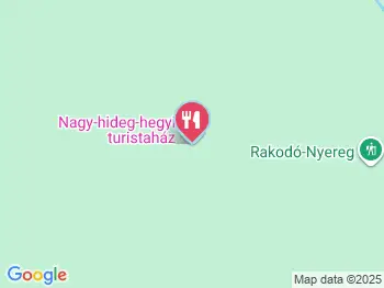 Nagy-Hideg-hegyi turistaház Perőcsény a térképen