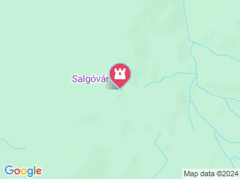 Salgóvár Perőcsény a térképen