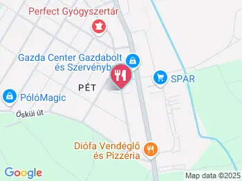 Végh Borozó Pétfürdő a térképen