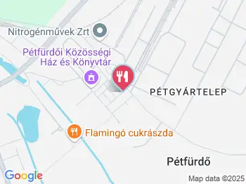 Vegyész Étterem Pétfürdő a térképen