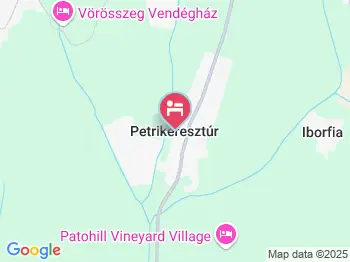 Patóhegyi Borházfalu Petrikeresztúr a térképen