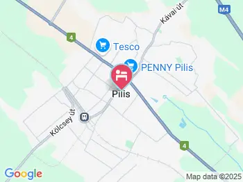 Sipito Pihenőpark Pilis a térképen