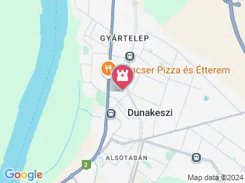 Teve-szikla Pilisborosjenő a térképen