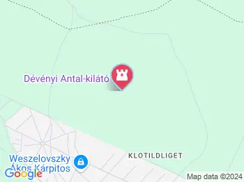 Dévényi Antal-kilátó Piliscsaba a térképen