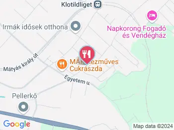 Fényesliget Kávézó Piliscsaba a térképen