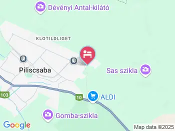 Napkorong Fogadó Piliscsaba a térképen