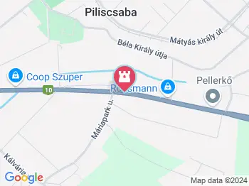 Német kitelepítés emlékköve Piliscsaba a térképen