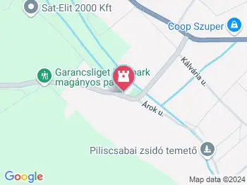 Ősök parkja Piliscsaba a térképen