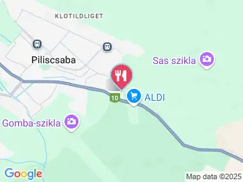 Zakeus Étterem Piliscsaba a térképen