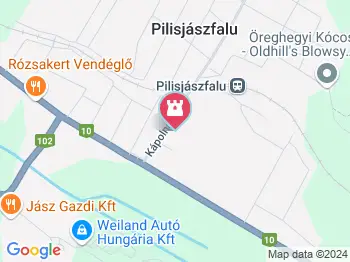 Jászhuszár Pilisjászfalu a térképen