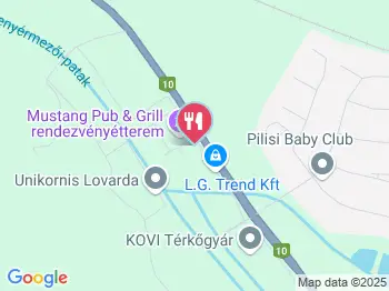 Mustang Pub & Grill Pilisjászfalu a térképen