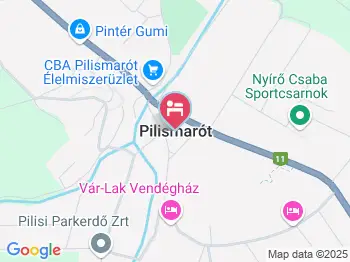 Alexandra Vendégház Pilismarót a térképen