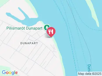 Partifecske Pilismarót a térképen