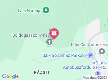 Áldást osztó Jézus Pilisszántó a térképen