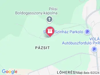 Csillagösvény faszobrok Pilisszántó a térképen