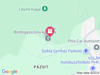 Pilis Keresztje Pilisszántó a térképen