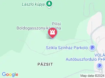 Pilisi Boldogasszony-kápolna Pilisszántó a térképen