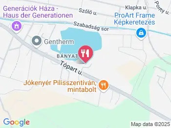 Csali Csárda Pilisszentiván a térképen