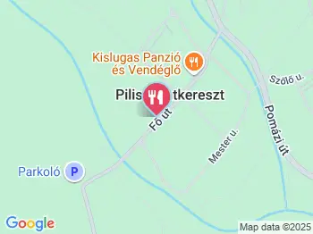 Hilda Cukrászda Pilisszentkereszt a térképen
