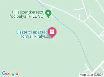 Pilisszentkereszti ciszterci kolostorrom Pilisszentkereszt a térképen