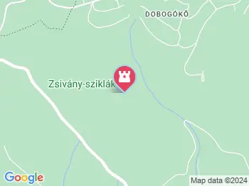 Zsivány-sziklák Pilisszentkereszt a térképen