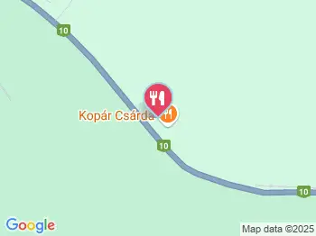 Kopár Csárda Pilisvörösvár a térképen