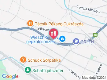 Krigli Söröző Pilisvörösvár a térképen