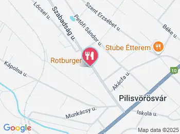 Rotburger Látványsörfőzde, Söröző & Sörkert Pilisvörösvár a térképen